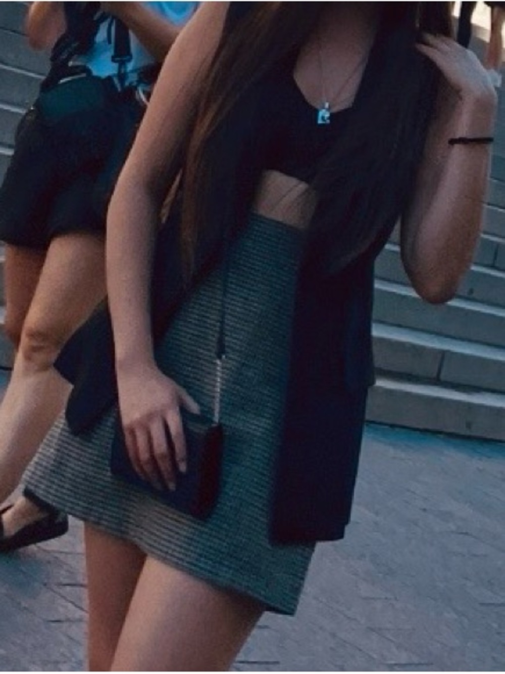 American Eagle Outfitters Houndstooth Mini Skirt